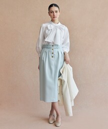 ANAYI | ブライトツイルタックタイトスカート(スカート)