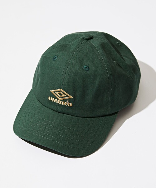 UMBRO（アンブロ）の「UMBRO/アンブロ 別注 One Point Logo Twill Cap/ワンポイントロゴ ツイル ベースボールキャップ（キャップ・メンズ・ブラック/ホワイト/グリーン/ネイビー・ﾌﾘ-）」の13枚目の写真