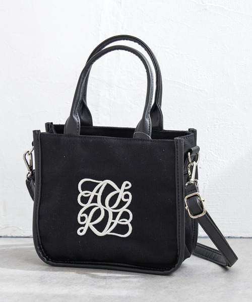 VENCEEXCHANGE(ヴァンスエクスチェンジ)の「メイル2WAYミニトートバッグ(トートバッグ・レディース・ゴールド/オフホワイト/ブラック/グレー・FREE)」の1枚目の写真