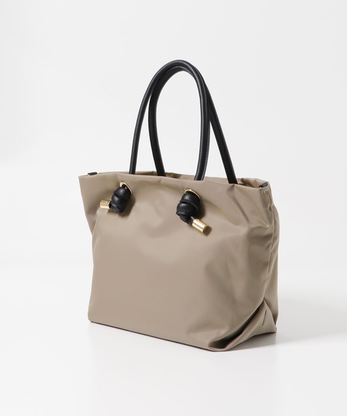 VIOLAd'ORO（ヴィオラドーロ）の「VIOLAd’ORO　BIANCA TOTE S（トートバッグ・レディース・ブラック/ライトベージュ/グリーン系その他/ベージュ・SMALL）」の7枚目の写真