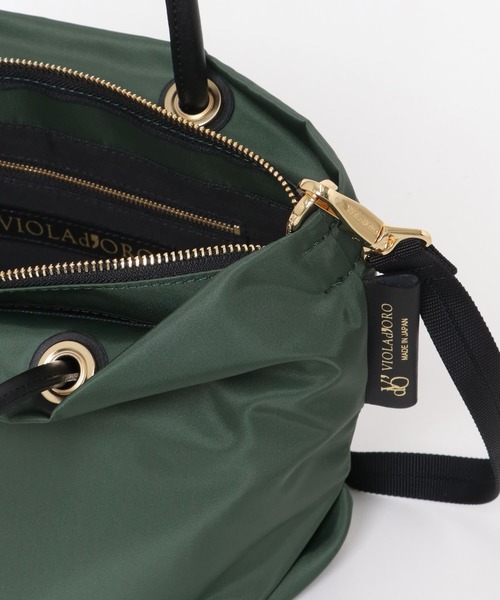 VIOLAd'ORO（ヴィオラドーロ）の「VIOLAd’ORO　BIANCA TOTE S（トートバッグ・レディース・ブラック/ライトベージュ/グリーン系その他/ベージュ・SMALL）」の15枚目の写真