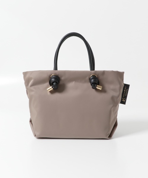 VIOLAd'ORO（ヴィオラドーロ）の「VIOLAd’ORO　BIANCA TOTE S（トートバッグ・レディース・ブラック/ライトベージュ/グリーン系その他/ベージュ・SMALL）」の18枚目の写真