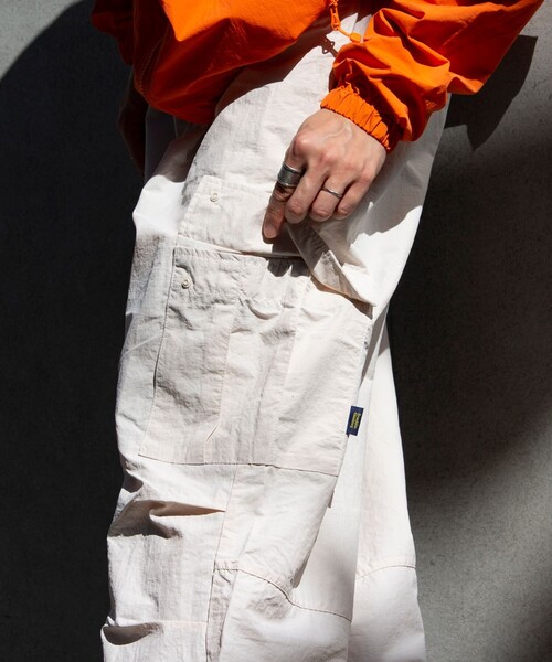 Franklin Climbing（フランクリンクライミング）の「【限定展開】 【Franklin Climbing/フランクリンクライミング】ナイロンカーゴパンツ（カーゴパンツ・メンズ・アイボリー/ブラック・L/M）」の10枚目の写真