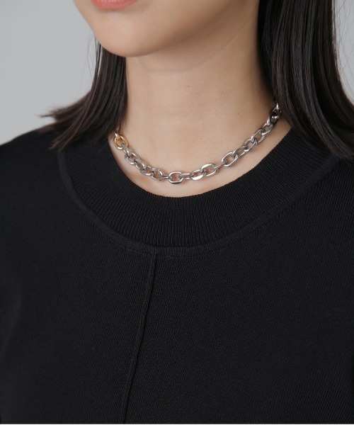 FREE'S MART（フリーズマート）の「［洗える］マシンウォッシャブル総針袖コクーン7分袖ニット（ニット/セーター・レディース・ピンク/ブラック/オフホワイト/ブルー・FREE）」の11枚目の写真