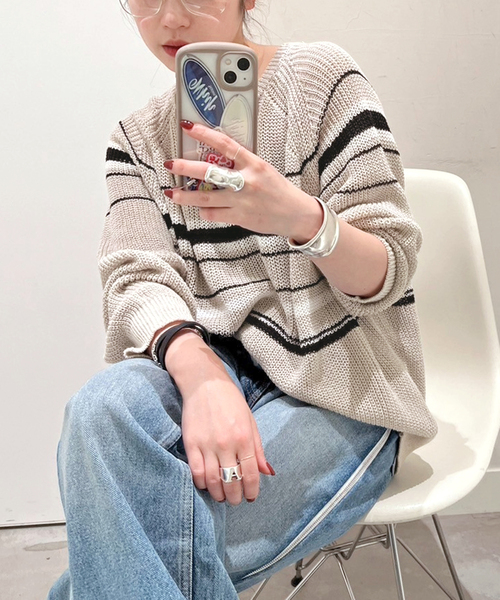 AP STUDIO SUPERGEELONG ダブルカフクルーネックプルオーバー 楽天市場】AP STUDIO(アパルトモンL'Appartement) 2020AW