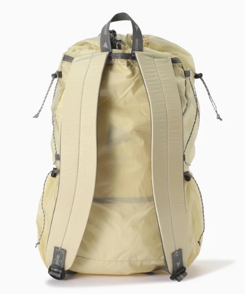 and wander(アンドワンダー)の「and wander/アンドワンダー sil daypack 5744975199(バックパック/リュック・メンズ・チャコールグレー/オフホワイト/イエロー/ブルー/ブラック・FREE)」の20枚目の写真
