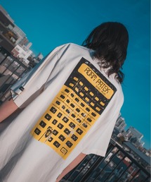 【ADAMPATEK/アダムパテック】calculator short sleeve pigment/カリキュレータープリントピグメントTシャツ