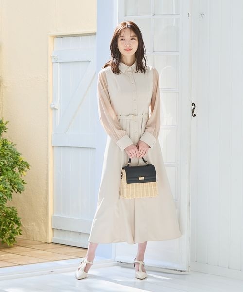 Andemiu（アンデミュウ）の「ラタンフラップBAG108914（かごバッグ・レディース・サンドグレー/ブラック/ダークブラウン・FREE）」の4枚目の写真