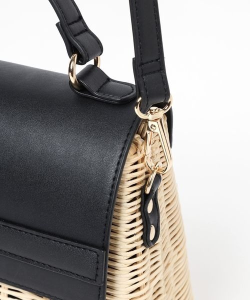Andemiu（アンデミュウ）の「ラタンフラップBAG108914（かごバッグ・レディース・サンドグレー/ブラック/ダークブラウン・FREE）」の15枚目の写真