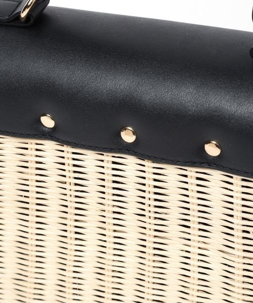 Andemiu（アンデミュウ）の「ラタンフラップBAG108914（かごバッグ・レディース・サンドグレー/ブラック/ダークブラウン・FREE）」の17枚目の写真