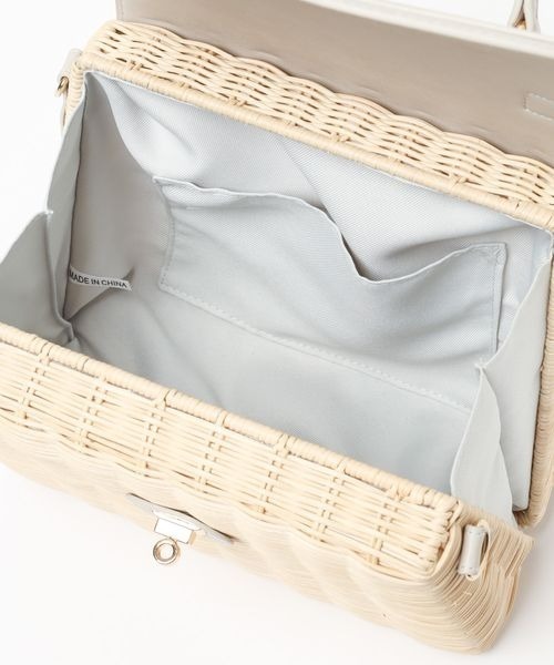 Andemiu（アンデミュウ）の「ラタンフラップBAG108914（かごバッグ・レディース・サンドグレー/ブラック/ダークブラウン・FREE）」の22枚目の写真