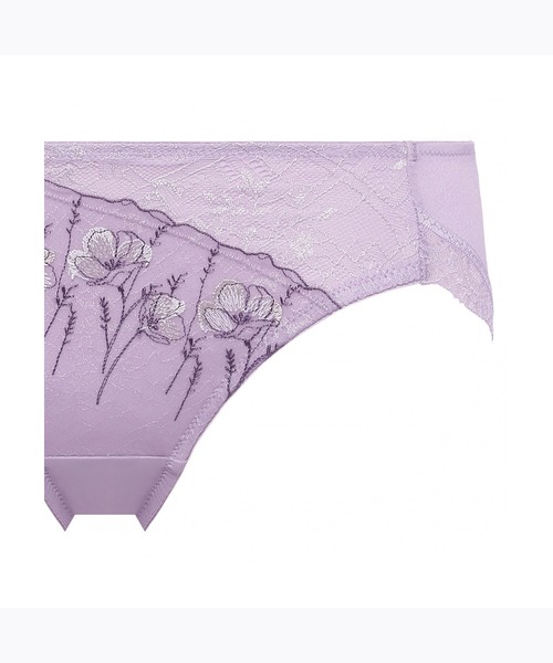 AMOSTYLE BY Triumph(アモスタイルバイトリンプ)の「WEB限定 レギュラーショーツ プレスド フラワー AMST1448 Hikini JX(ショーツ・レディース・ブルー/ホワイト/パープル・L/M)」の6枚目の写真