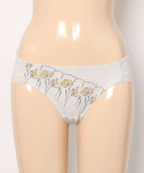 AMOSTYLE BY Triumph(アモスタイルバイトリンプ)の「WEB限定 レギュラーショーツ プレスド フラワー AMST1448 Hikini JX(ショーツ・レディース・ブルー/ホワイト/パープル・L/M)」の16枚目の写真