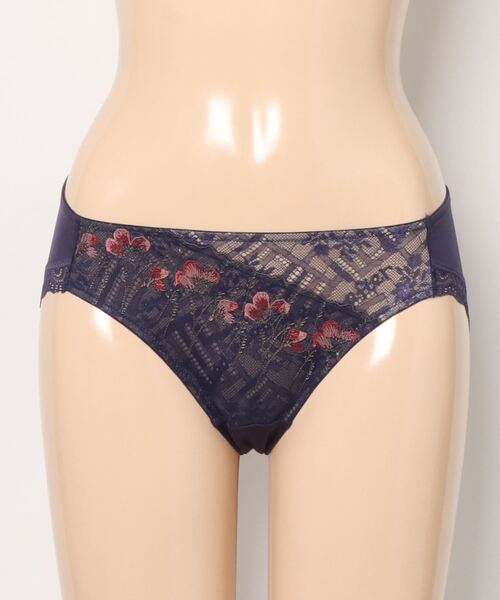 AMOSTYLE BY Triumph(アモスタイルバイトリンプ)の「WEB限定 レギュラーショーツ プレスド フラワー AMST1448 Hikini JX(ショーツ・レディース・ブルー/ホワイト/パープル・L/M)」の15枚目の写真