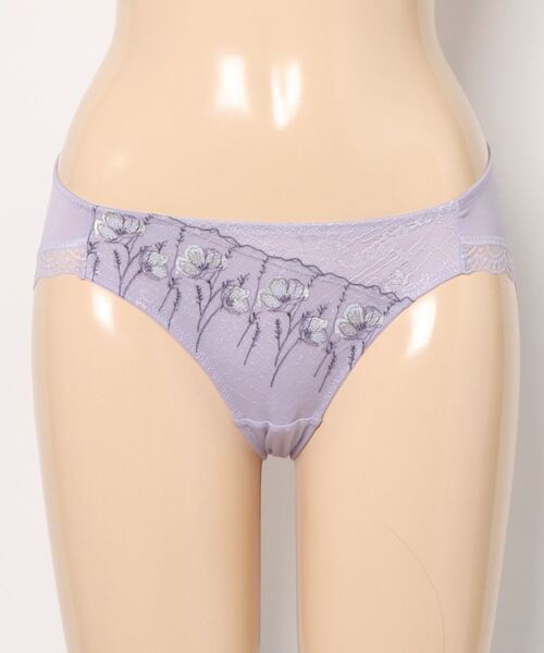 AMOSTYLE BY Triumph(アモスタイルバイトリンプ)の「WEB限定 レギュラーショーツ プレスド フラワー AMST1448 Hikini JX(ショーツ・レディース・ブルー/ホワイト/パープル・L/M)」の14枚目の写真