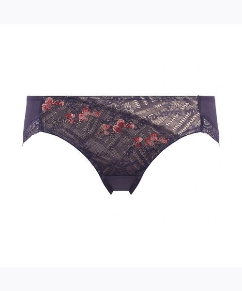 AMOSTYLE BY Triumph(アモスタイルバイトリンプ)の「WEB限定 レギュラーショーツ プレスド フラワー AMST1448 Hikini JX(ショーツ・レディース・ブルー/ホワイト/パープル・L/M)」の12枚目の写真