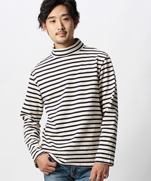 BEAMS | ORCIVAL / ボーダー ハイネック カットソー(Tシャツ/カットソー)