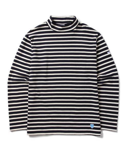 BEAMS（ビームス）の「ORCIVAL / ボーダー ハイネック カットソー（Tシャツ/カットソー・メンズ・オフホワイト/ネイビー・3/4/5）」の12枚目の写真