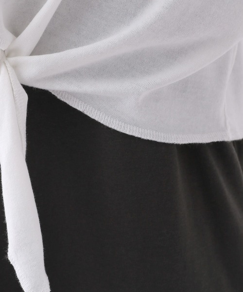 repipi armario（レピピ アルマリオ）の「☆セットアイテム☆フロントノットワンピース（ワンピース・キッズ・スミクロ/ライム/グレー・SMALL/MEDIUM/LARGE）」の5枚目の写真