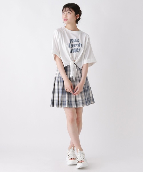 repipi armario（レピピ アルマリオ）の「☆セットアイテム☆フロントノットワンピース（ワンピース・キッズ・スミクロ/ライム/グレー・SMALL/MEDIUM/LARGE）」の11枚目の写真