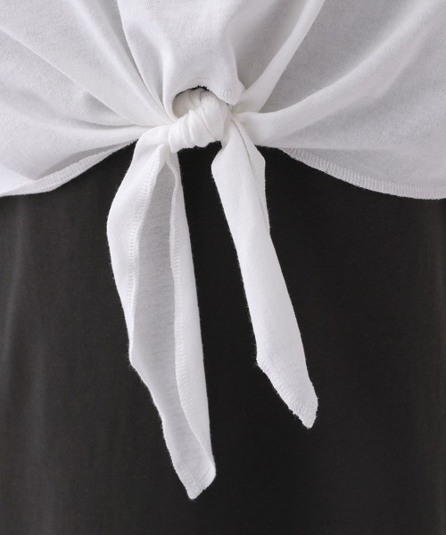 repipi armario（レピピ アルマリオ）の「☆セットアイテム☆フロントノットワンピース（ワンピース・キッズ・スミクロ/ライム/グレー・SMALL/MEDIUM/LARGE）」の20枚目の写真