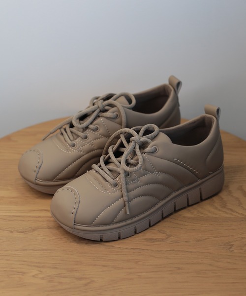 セール】【shoes365】厚くて柔らかい レザースニーカー（スニーカー