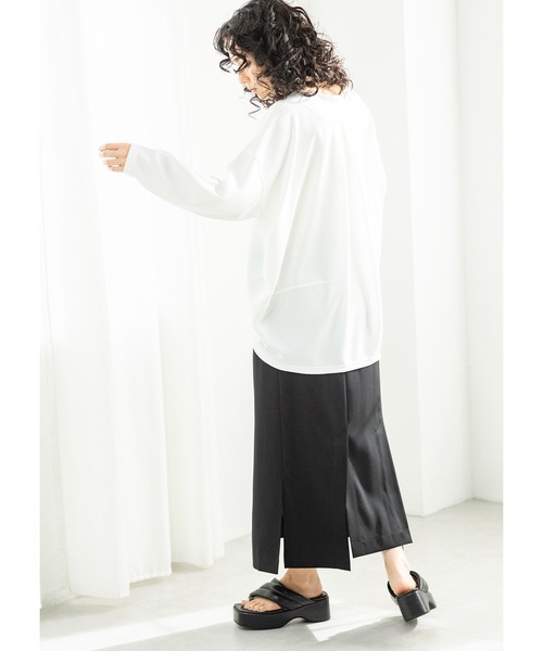 【セール】バックタックプルオーバー(Tシャツ/カットソー)|OSMOSIS(オズモーシス) 【セール】バックタックプルオーバー(Tシャツ/カットソー)|OSMOSIS(オズモーシス)