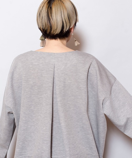 【セール】バックタックプルオーバー(Tシャツ/カットソー)|OSMOSIS(オズモーシス) 【セール】バックタックプルオーバー(Tシャツ/カットソー)|OSMOSIS(オズモーシス)