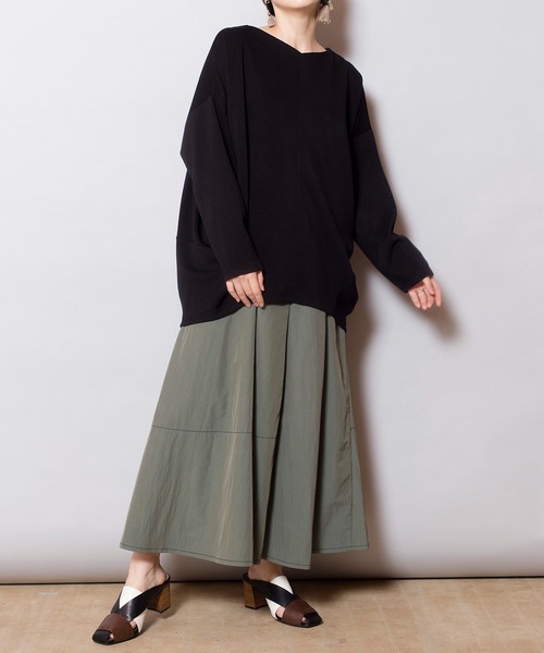 【セール】バックタックプルオーバー(Tシャツ/カットソー)|OSMOSIS(オズモーシス) 【セール】バックタックプルオーバー(Tシャツ/カットソー)|OSMOSIS(オズモーシス)