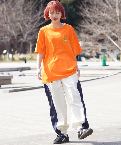 TOY　MACHINE（トイ　マシーン）の「TOY MACHINE/トイマシーン Tシャツ オーバーサイズ DESI LTD MTMSEST14（Tシャツ/カットソー・レディース・ブラック/オレンジ/ホワイト・M/L）」の8枚目の写真