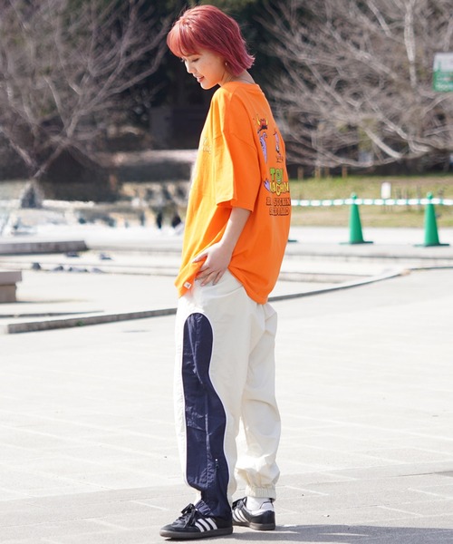 TOY　MACHINE（トイ　マシーン）の「TOY MACHINE/トイマシーン Tシャツ オーバーサイズ DESI LTD MTMSEST14（Tシャツ/カットソー・レディース・ブラック/オレンジ/ホワイト・M/L）」の9枚目の写真