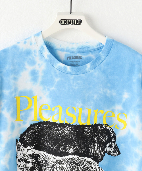 PLEASURES(プレジャー)の「【PLEASURES / プレジャー】WET DOGS T-SHIRT BLUE DYE(Tシャツ/カットソー・メンズ・ブルー系その他・LARGE/MEDIUM)」の12枚目の写真