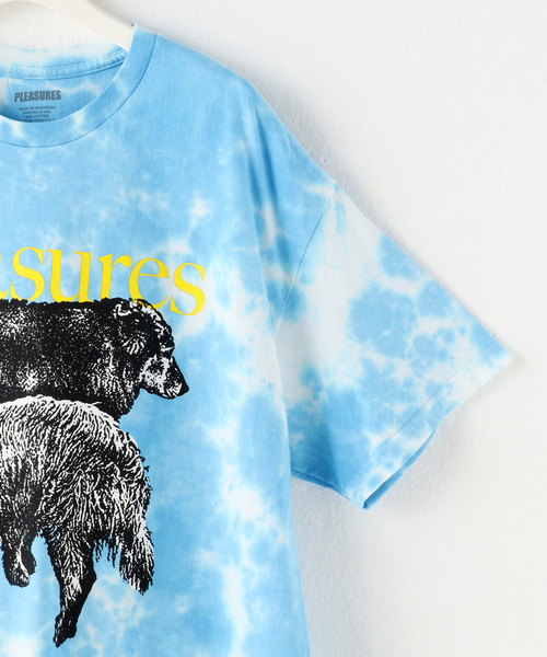 PLEASURES(プレジャー)の「【PLEASURES / プレジャー】WET DOGS T-SHIRT BLUE DYE(Tシャツ/カットソー・メンズ・ブルー系その他・LARGE/MEDIUM)」の14枚目の写真