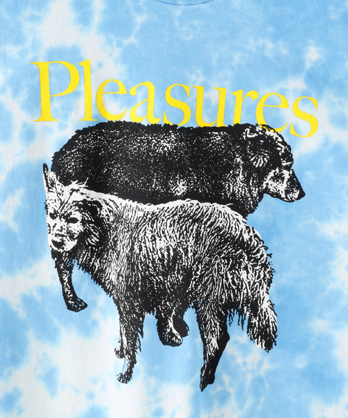 PLEASURES(プレジャー)の「【PLEASURES / プレジャー】WET DOGS T-SHIRT BLUE DYE(Tシャツ/カットソー・メンズ・ブルー系その他・LARGE/MEDIUM)」の6枚目の写真