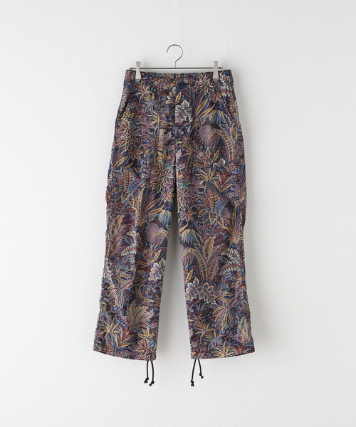 AUTHEN（オーセン）の「【AUTHEN / オーセン】 CROPPED BAKER PANTS（その他パンツ・レディース・グリーン/パープル・SMALL）」の2枚目の写真
