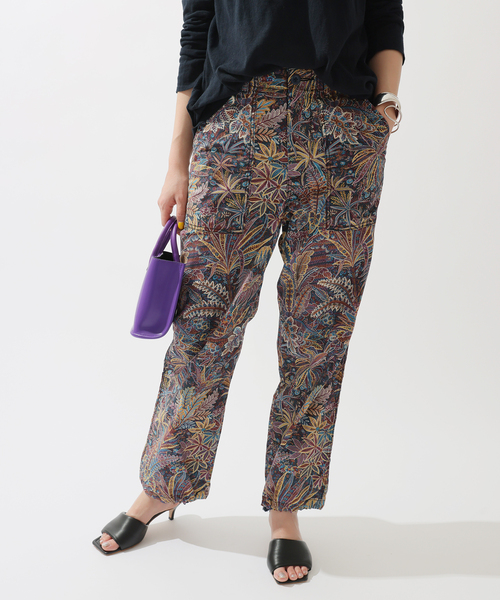 AUTHEN（オーセン）の「【AUTHEN / オーセン】 CROPPED BAKER PANTS（その他パンツ・レディース・グリーン/パープル・SMALL）」の4枚目の写真