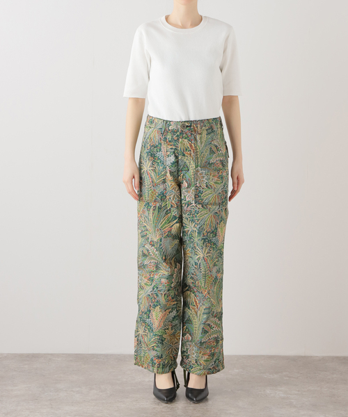 AUTHEN（オーセン）の「【AUTHEN / オーセン】 CROPPED BAKER PANTS（その他パンツ・レディース・グリーン/パープル・SMALL）」の5枚目の写真