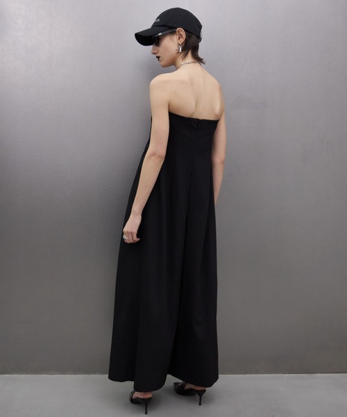 JOSE MOON（ジョゼムーン）の「TACK BARE JUMPSUIT/タックベアジャンプ