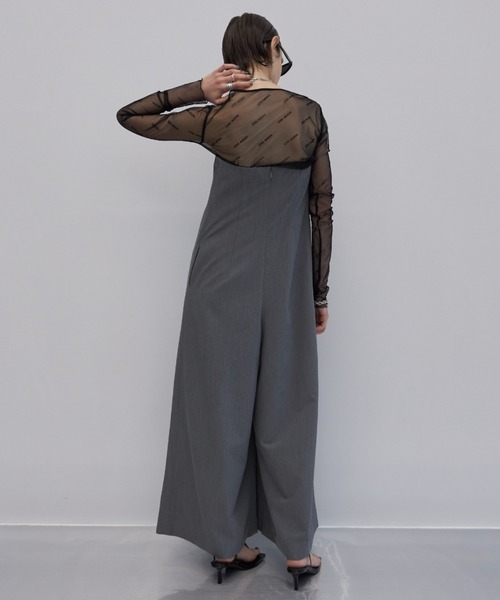 JOSE MOON(ジョゼムーン)の「TACK BARE JUMPSUIT/タックベア JOSE MOON(ジョゼムーン)の「TACK BARE JUMPSUIT/タックベア
