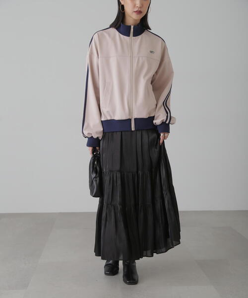 FREE'S MART（フリーズマート）の「◇シャイニーティアードスカート（スカート・レディース・ブルー/ホワイト/ブラック/ブルー系その他/ライトインディゴブルー・SMALL/MEDIUM）」の13枚目の写真