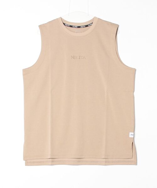 タンクトップ ノースリーブ 「NIKITA/ニキータ」レディースロゴタンクトップ　　N QD BASIC TANK TOP レディース NIKITA（ニキータ）の「【NIKITA/ニキータ】レディースロゴ