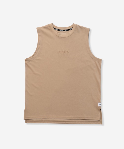 NIKITA（ニキータ）の「【NIKITA/ニキータ】レディースロゴタンクトップ　　N QD BASIC TANK TOP（タンクトップ・レディース・ホワイト/ベージュ/ブラック・LARGE/MEDIUM）」の10枚目の写真