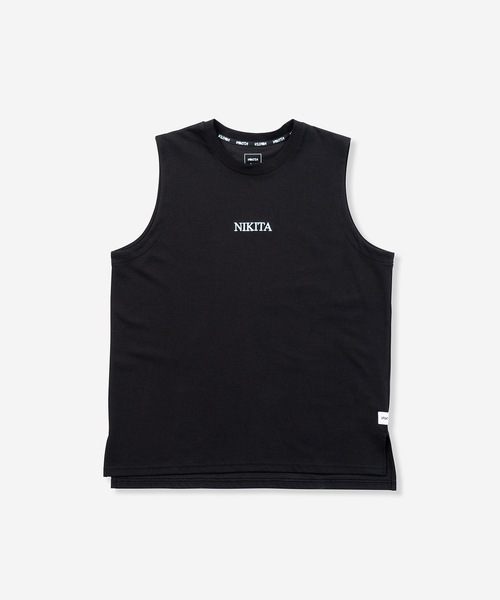NIKITA（ニキータ）の「【NIKITA/ニキータ】レディースロゴタンクトップ　　N QD BASIC TANK TOP（タンクトップ・レディース・ホワイト/ベージュ/ブラック・LARGE/MEDIUM）」の7枚目の写真