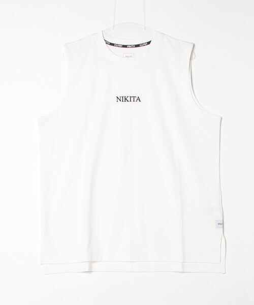 NIKITA（ニキータ）の「【NIKITA/ニキータ】レディースロゴタンクトップ　　N QD BASIC TANK TOP（タンクトップ・レディース・ホワイト/ベージュ/ブラック・LARGE/MEDIUM）」の13枚目の写真