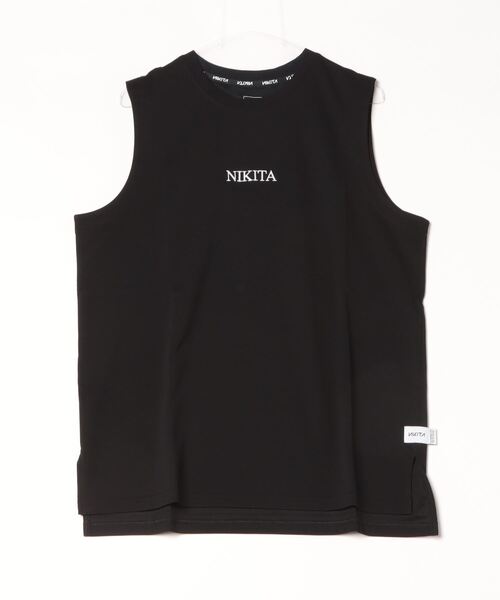 タンクトップ ノースリーブ 「NIKITA/ニキータ」レディースロゴタンクトップ　　N QD BASIC TANK TOP レディース NIKITA（ニキータ）の「【NIKITA/ニキータ】レディースロゴ