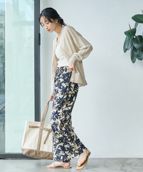 coen(コーエン)の「ラミービスコーステンジクVネックカーディガン(カーディガン/ボレロ・レディース・オレンジ/ベージュ/ダークグレー/オフホワイト・FREE)」の7枚目の写真