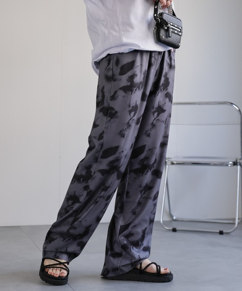 CREARE -LINO-（クレアーレリノ）の「〈2025SS新柄追加〉波柄ルーズパンツ/リラックスワイドパンツ/ユニセックス商品（その他パンツ・メンズ・ブラック系その他/ブラック/グレー系その他/ホワイト系その他・FREE）」の16枚目の写真