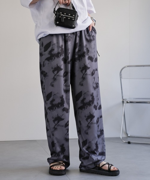 CREARE -LINO-（クレアーレリノ）の「〈2025SS新柄追加〉波柄ルーズパンツ/リラックスワイドパンツ/ユニセックス商品（その他パンツ・メンズ・ブラック系その他/ブラック/グレー系その他/ホワイト系その他・FREE）」の13枚目の写真