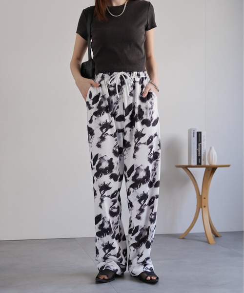 CREARE -LINO-（クレアーレリノ）の「〈2025SS新柄追加〉波柄ルーズパンツ/リラックスワイドパンツ/ユニセックス商品（その他パンツ・メンズ・ブラック系その他/ブラック/グレー系その他/ホワイト系その他・FREE）」の22枚目の写真