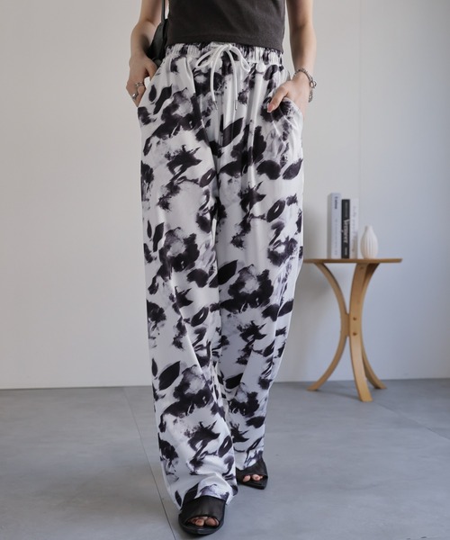 CREARE -LINO-（クレアーレリノ）の「〈2025SS新柄追加〉波柄ルーズパンツ/リラックスワイドパンツ/ユニセックス商品（その他パンツ・メンズ・ブラック系その他/ブラック/グレー系その他/ホワイト系その他・FREE）」の20枚目の写真